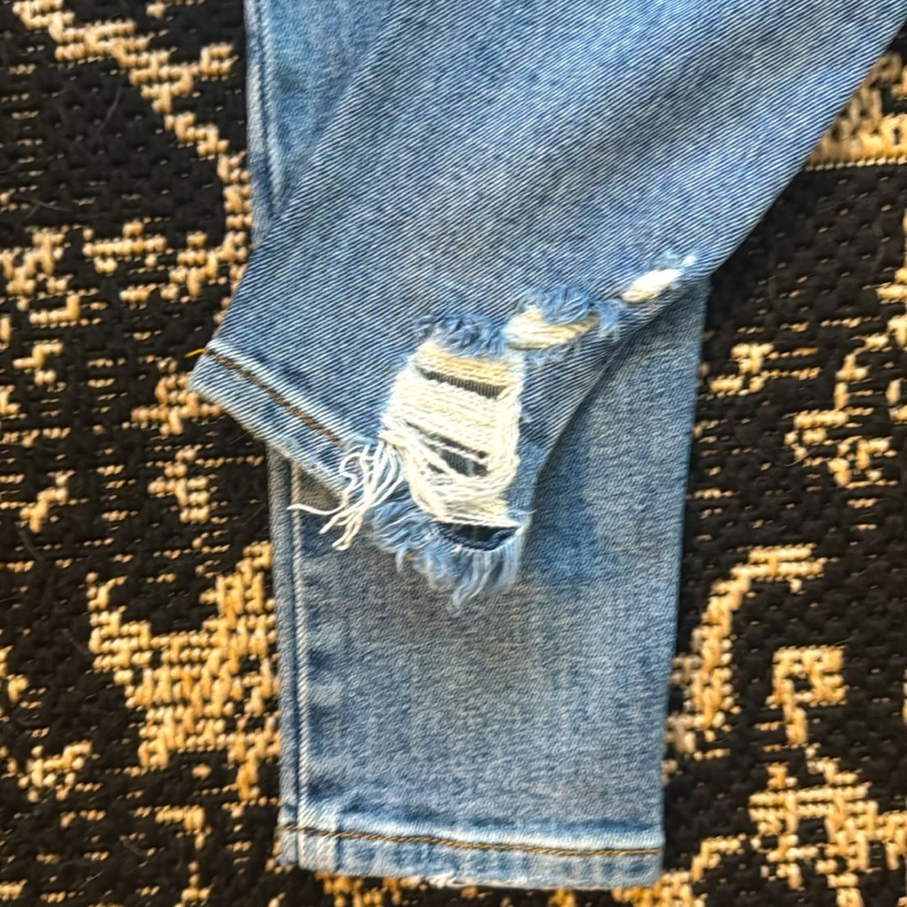 Free People We The Free Phoenix Distressed High-Rise Skinny Jeans 27 6 - Picture 3 of 10